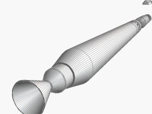 nano rocket 3D Model