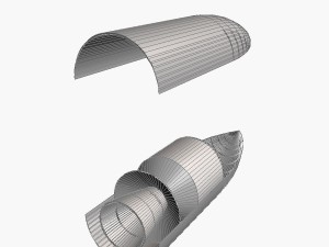 nano rocket 3D Модель