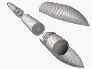 nano rocket 3D Model