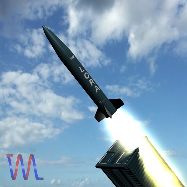 lora missile 3D 모델 .c4d .max .obj .3ds .fbx .stl .blend 