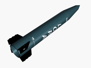 lora missile 3D 모델