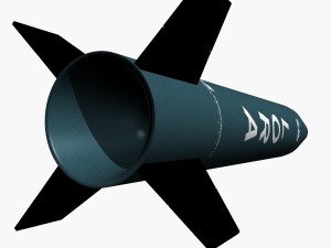 lora missile 3D 모델