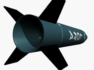 lora missile 3D Model