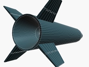 lora missile 3D 모델