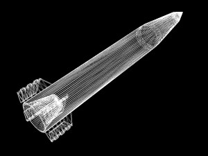 lora missile 3D 모델
