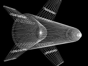 lora missile 3D 모델