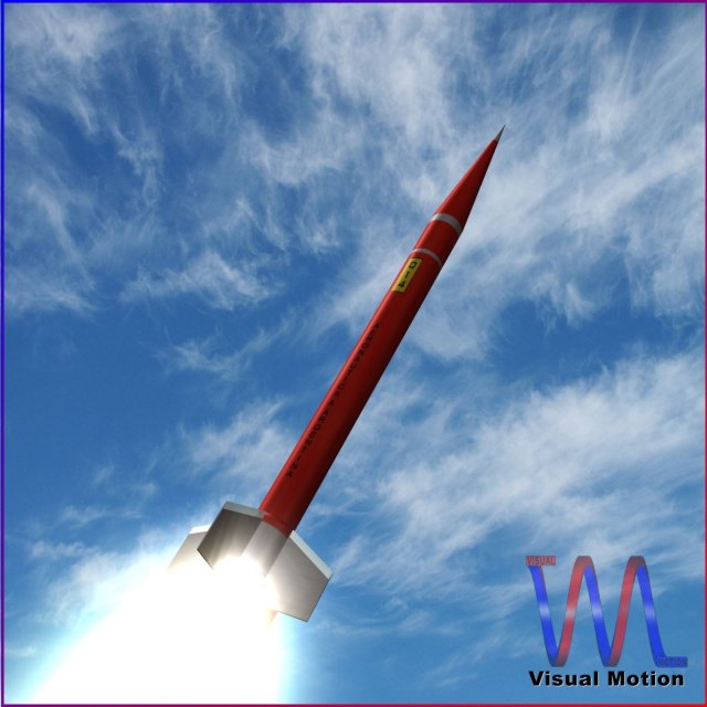 orion ii rocket Modèle 3D .c4d .max .obj .3ds .fbx .stl .blend 