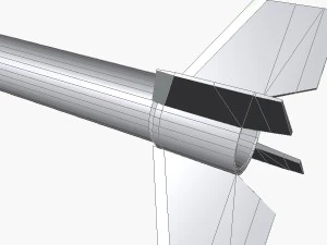 orion ii rocket 3D Model