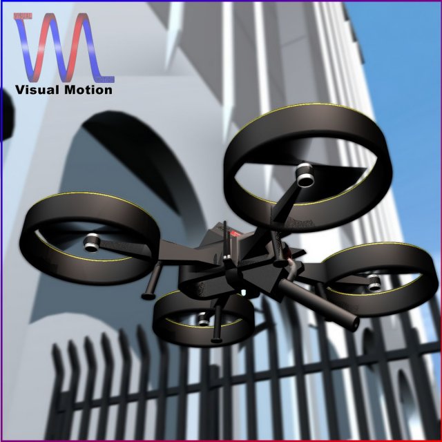 uav interceptor Modèle 3D .c4d .max .obj .3ds .fbx .stl .blend 
