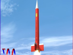 canopus ii rocket 3D Model