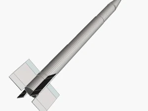 canopus ii rocket 3D Model