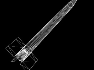 canopus ii rocket 3D Model