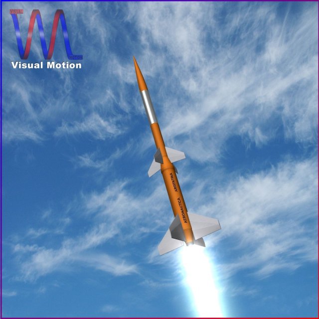 gamma centauro rocket Model 3D .c4d .max .obj .3ds .fbx .stl .blend 