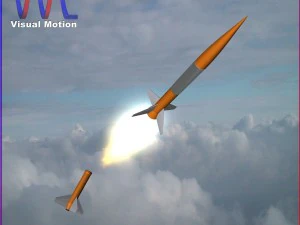 gamma centauro rocket 3D Model