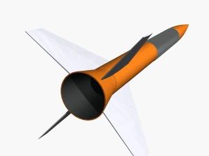 gamma centauro rocket 3D Model
