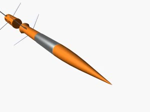 gamma centauro rocket 3D Model