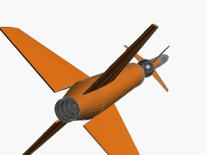 gamma centauro rocket 3D Model