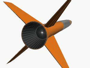 gamma centauro rocket 3D Model