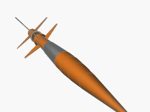 gamma centauro rocket 3D Model