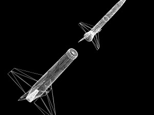 gamma centauro rocket Model 3D