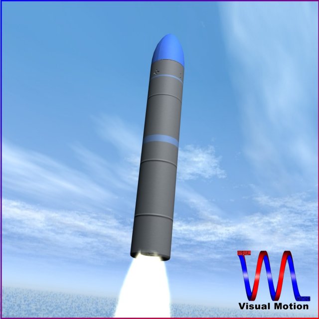 jl-2 ballistic missile 3D 모델 .c4d .max .obj .3ds .fbx .stl .blend 