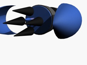 jl-2 ballistic missile 3D 모델