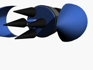 jl-2 ballistic missile 3D Model