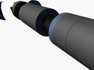 jl-2 ballistic missile 3D 모델