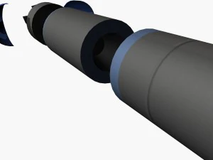 jl-2 ballistic missile 3D Model