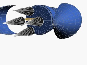jl-2 ballistic missile 3D Model