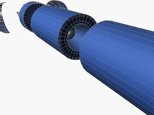 jl-2 ballistic missile 3D Model