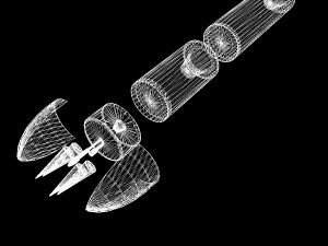 jl-2 ballistic missile 3D 모델