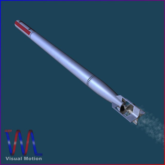 yu-1 torpedo 3D Model .c4d .max .obj .3ds .fbx .stl .blend