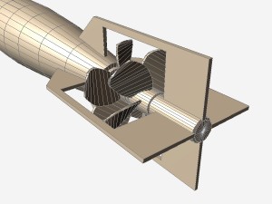 yu-1 torpedo 3D Model