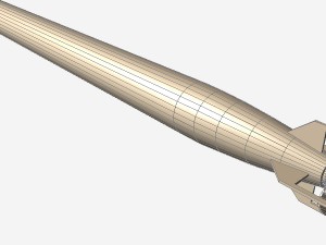 yu-1 torpedo 3D Model