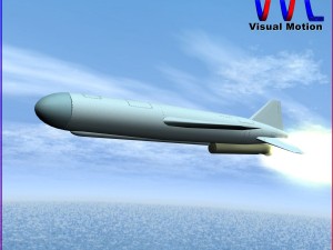 kn-01-silkworm cruise missile 3D Model