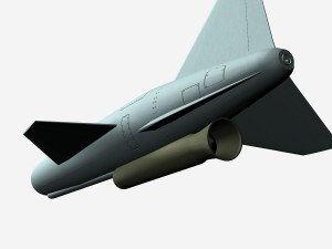 kn-01-silkworm cruise missile 3D Model