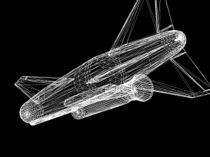 Крылатая ракета КН-01-Шелкопряд 3D Модель