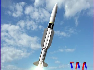 ракета военно-морского флота sm-2 blk iiia 3D Модель