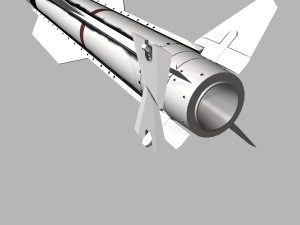 navy sm-2 blk iiia missile 3D मॉडल