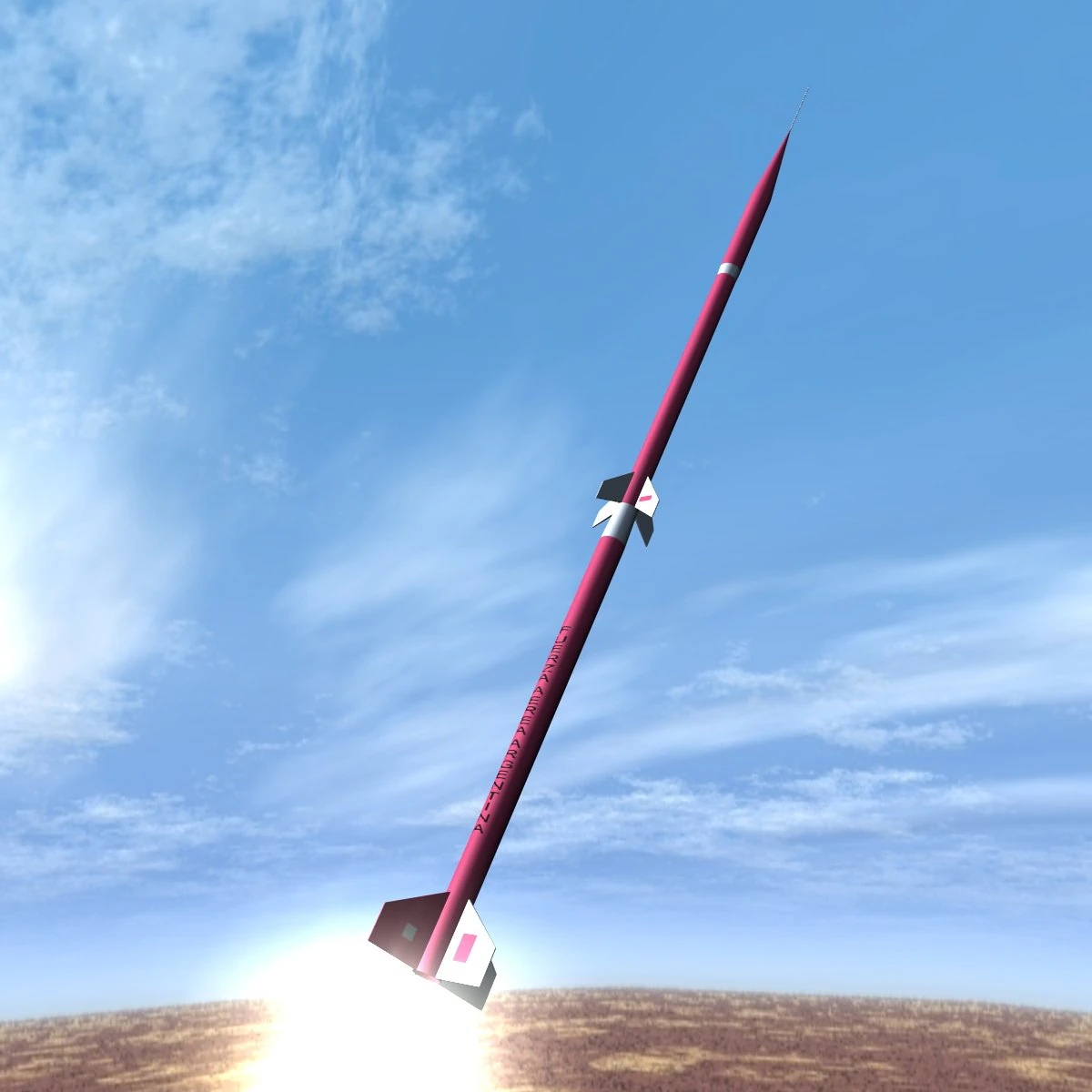 beta centauro rocket 3D Model .c4d .max .obj .3ds .fbx .stl .blend 