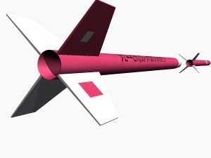 beta centauro rocket Modelo 3D