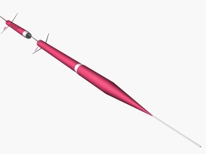 beta centauro rocket Modelo 3D
