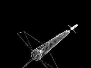 beta centauro rocket Modelo 3D