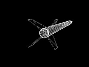 beta centauro rocket Modelo 3D