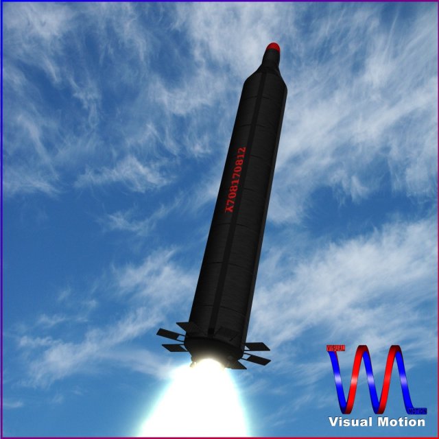 hwasong-10 ballistic missile 3D Model .c4d .max .obj .3ds .fbx .stl .blend 