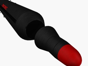 hwasong-10 ballistic missile 3D Model