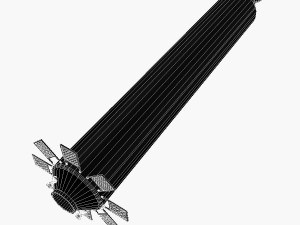 hwasong-10 ballistic missile 3D Model