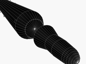 hwasong-10 ballistic missile 3D Model