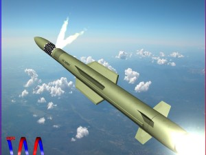 mim-104f pac-3 mse missile 3D Model